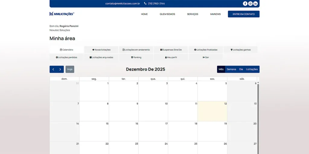 MM Licitações | Sistema de Gestão de Licitações Públicas
